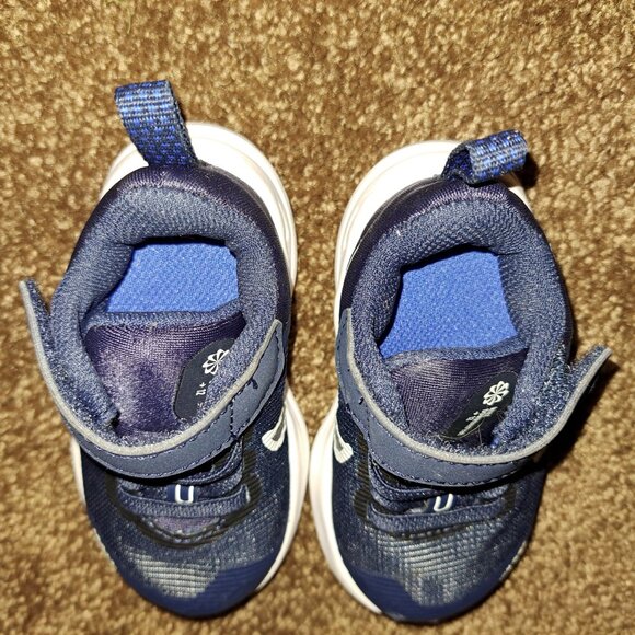 Nike Downshifter 12 NN  Sneaker- Midnight Navy/Game Royal - Size 3C - Picture 3 of 10